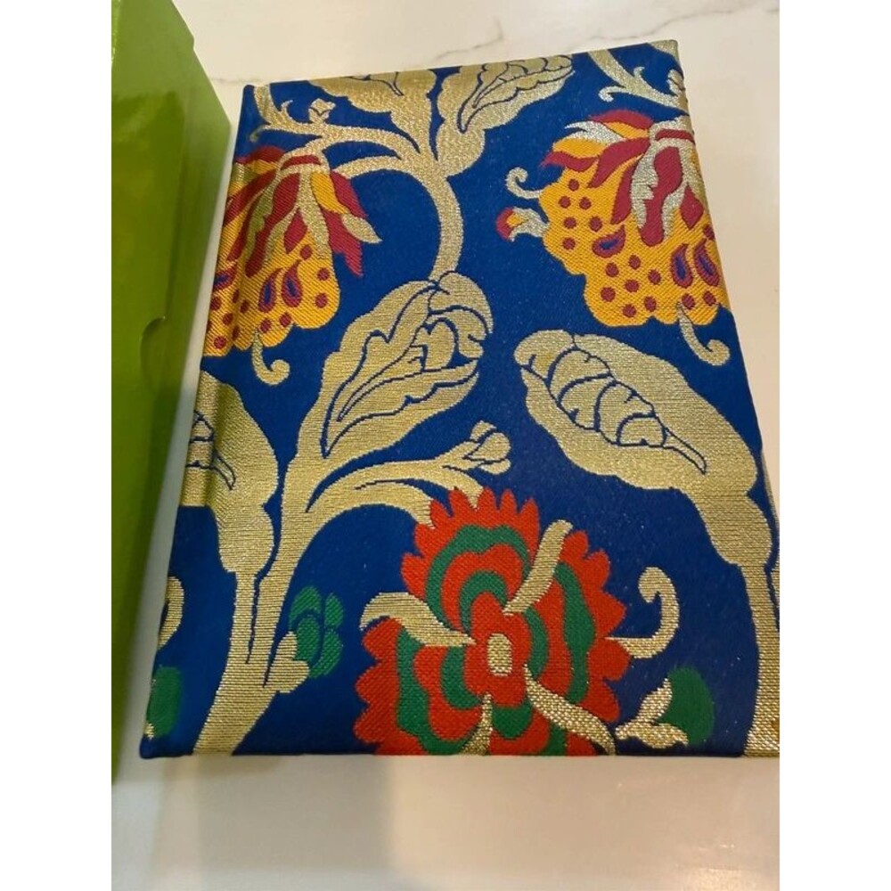 Vintage Luxury Shanghai Tang silk-covered notebook,